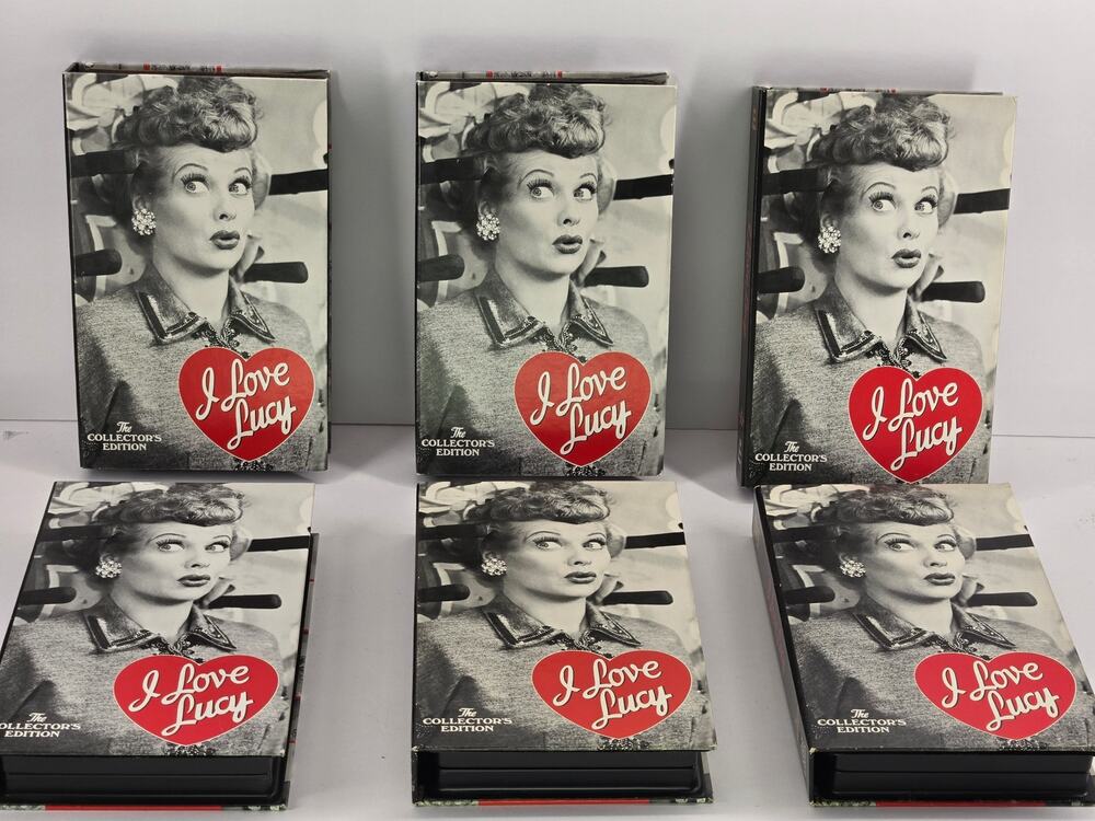 Vintage I Love Lucy The Collector's Edition Lot of 6 VHS Video Tapes - Series